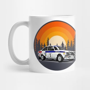 Escort Rally Forest Print Mug